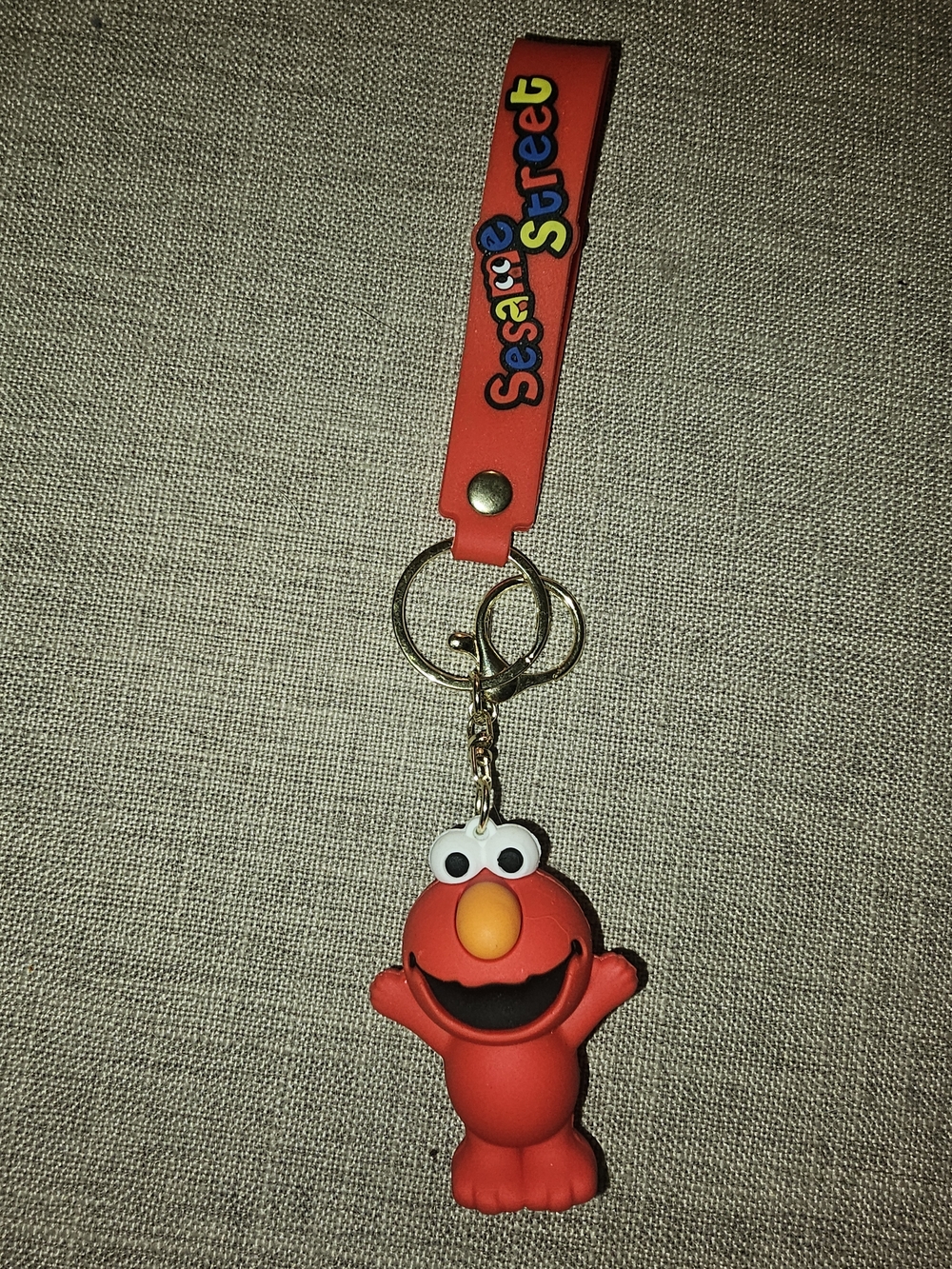 Sesame Street Red Elmo Wristlet Keychain